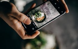 fotografare cibo con smartphone